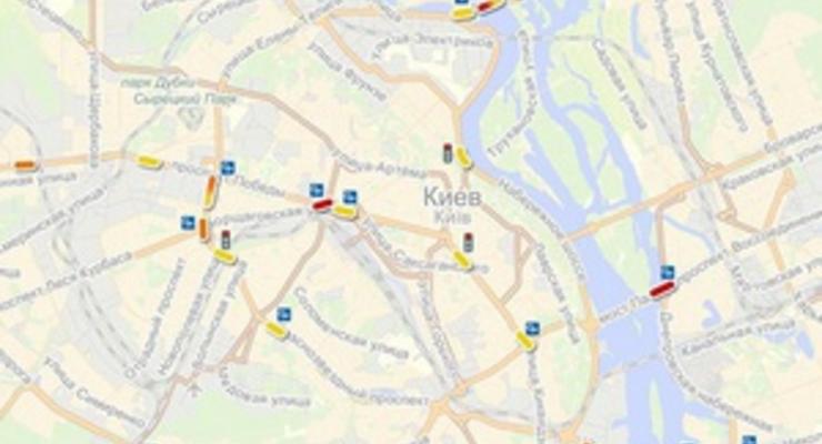 Яндекс назвал наиболее аварийные участки киевских дорог