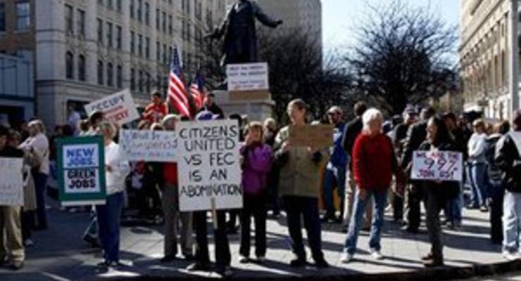 Участники акции Захвати Уолл-стрит направились в Вашингтон