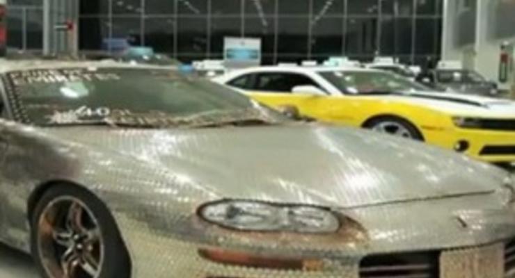 На автосалоне в Дубае представили автомобиль из 33 тысяч монет