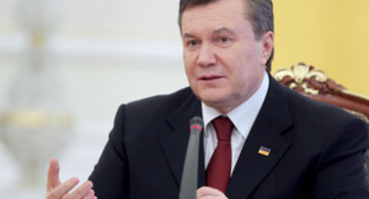 Янукович позволил Нафтогазу ограничивать потребление газа предприятиям-должникам