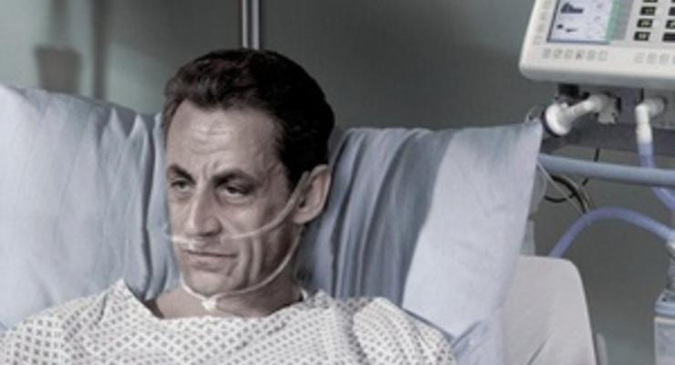 Саркози изобразили в рекламе о легализации эвтаназии