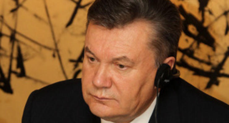 Янукович не теряет надежд договориться с Россией по газу в ближайшее время