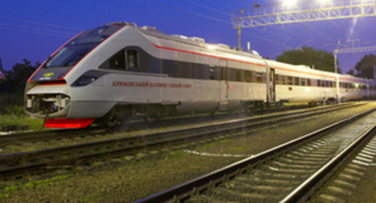 Первый скоростной поезд украинского производства отправлен на очередные испытания