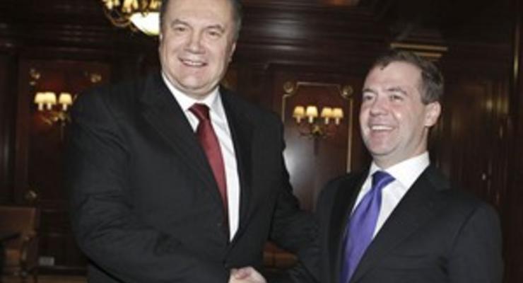 Янукович встретился с Медведевым: Меня продолжает серьезно волновать газовая проблема
