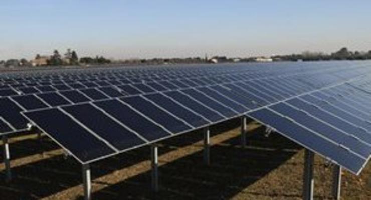 Первая солнечная электростанция заработала в Винницкой области