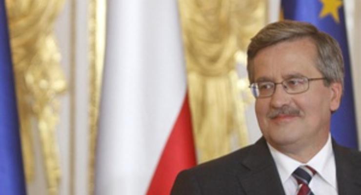 Коморовский назвал дату готовности Польши к введению евро