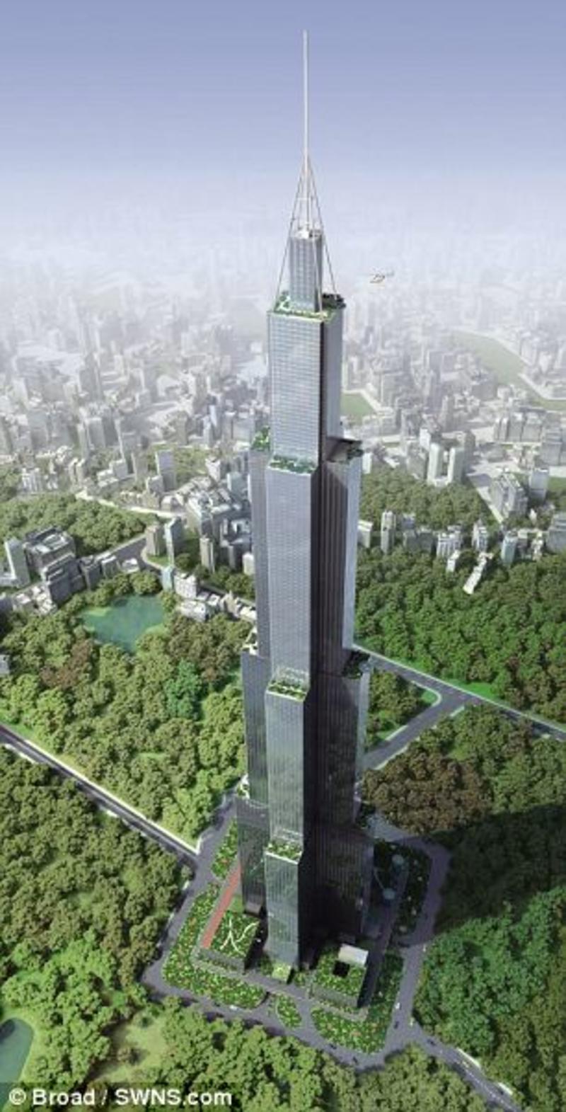 Выше облаков: Китайцы построят самое высокое здание в мире (ФОТО) / swns.com