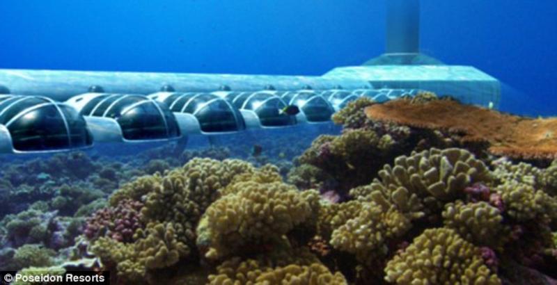 Номер в подводной гостинице стоит $15 тысяч в неделю (ФОТО) / Poseidon Resorts