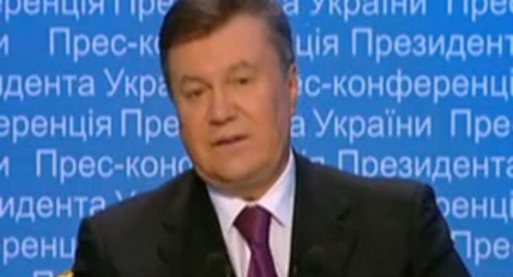 Янукович не ответил на вопрос о сыне-миллиардере (ВИДЕО)