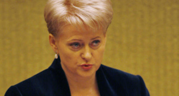 Литва намерена остановить дрейф Украины в сторону Таможенного союза - президент