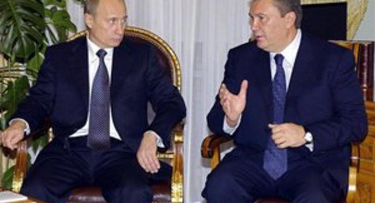 Янукович поговорил с Путиным о таможенном камне преткновения Украины и России