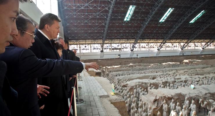 Янукович в Китае заинтересовался воссозданием Великого шелкового пути