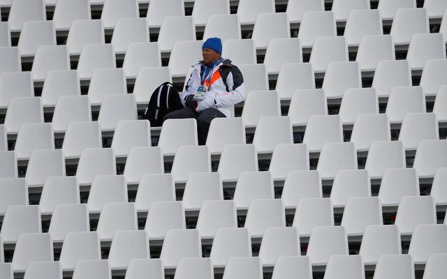 Пустые трибуны на играх в Сочи. Фотоподборка Reuters