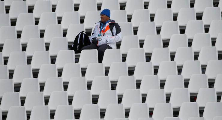 Пустые трибуны на играх в Сочи. Фотоподборка Reuters