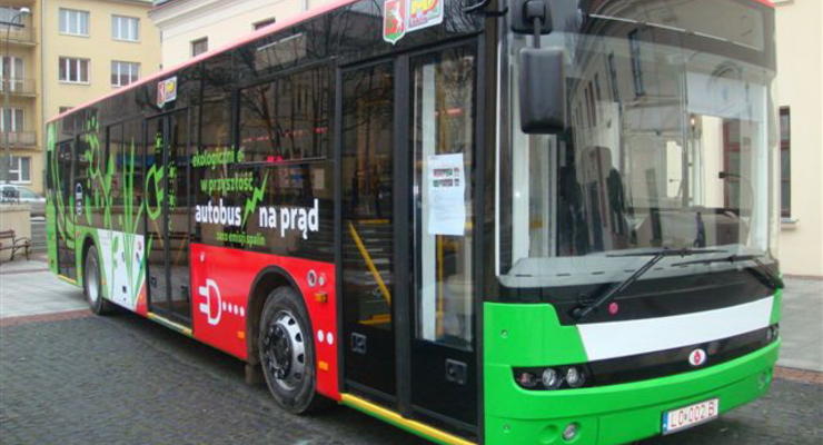 В Польше вышел на маршрут украинский электроавтобус