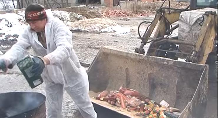 В России уничтожили 50 кг колбасы и сыра из Украины