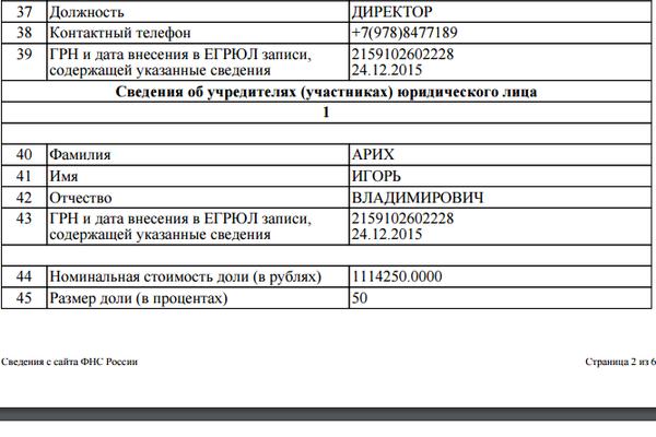 Соратник Кернеса "забыл" задекларировать фирму в оккупированном Крыму