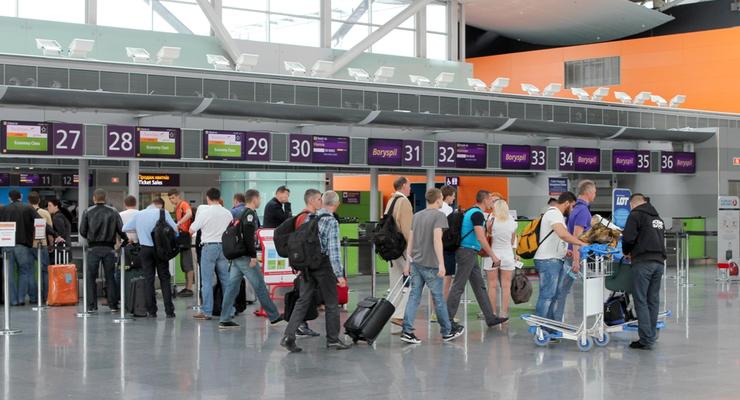 Аэропорты Украины увеличили свой пассажиропоток