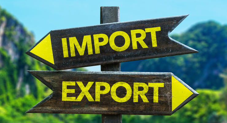 Украинский экспорт сокращается в 10 раз быстрее, чем импорт