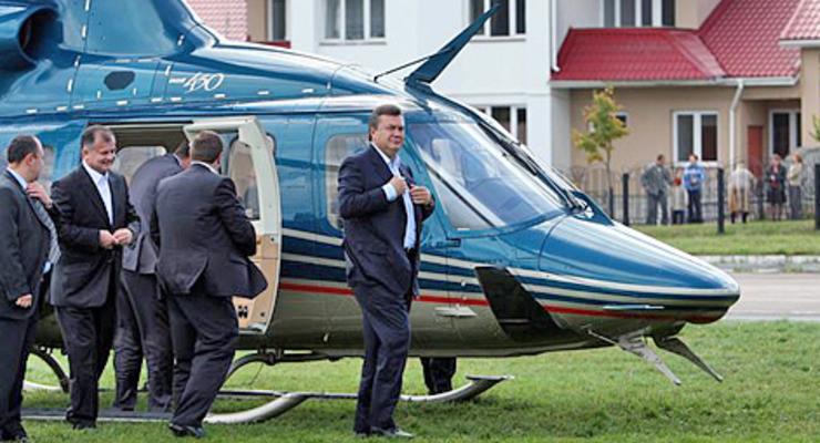 Стало известно, сколько потратит Укрзализныця  на обслуживание вертолета Януковича