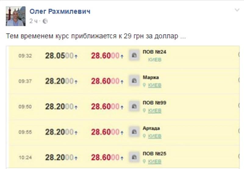 Улыбаемся и машем: как реагируют украинцы на повышение курса доллара / facebook.com