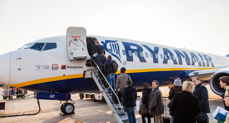 Официально: авиакомпания Ryanair заходит в Украину