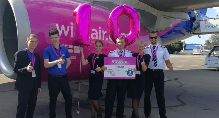 Wizz Air відзначає 10 років в Україні