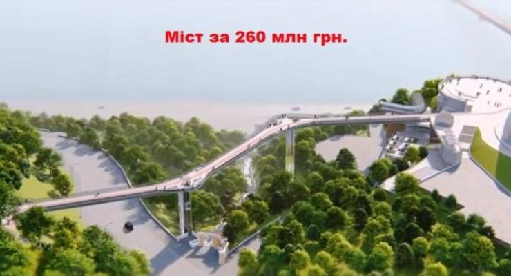 В Киеве построят мостик за 260 млн гривен: Растрата или полезно