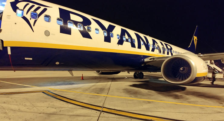 Ryanair увеличивает частоту полетов в Украину