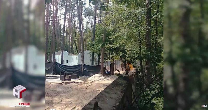 Частная госдача: Брат уволенного судьи тайно строит дачу в Пуще-Водице / bihus.info