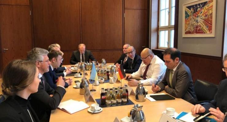 Министр энергетики Украины встретился с немецким коллегой