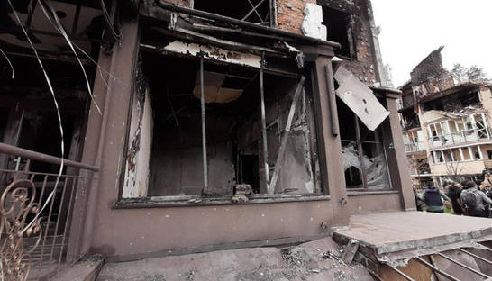 Поврежденные дома в Киеве собираются восстановить до конца года